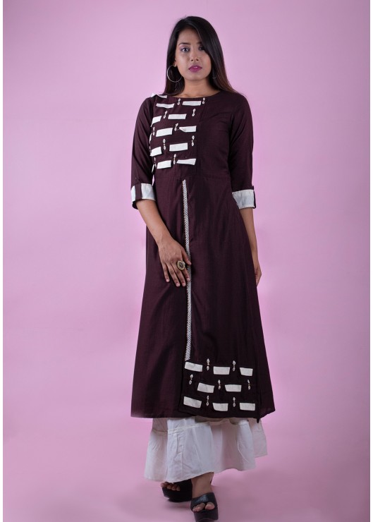  Coffee Short Length Kurti