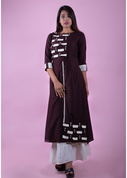  Coffee Short Length Kurti